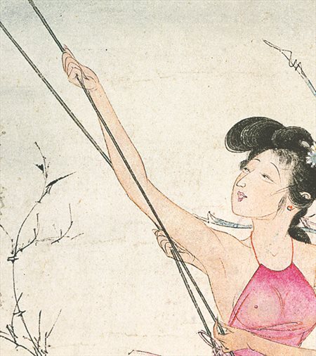 连平-胡也佛的仕女画和最知名的金瓶梅秘戏图